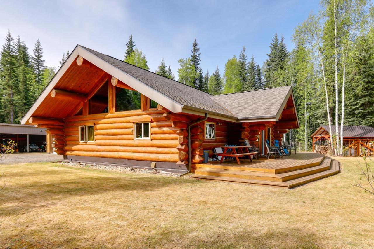 Riverside Log Cabin On-Site Aurora Viewing! North Pole Ngoại thất bức ảnh