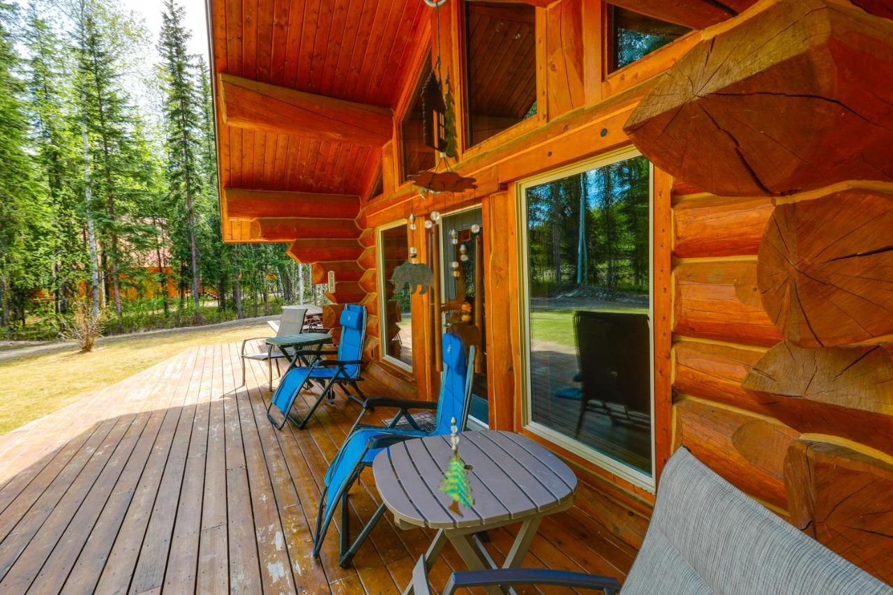 Riverside Log Cabin On-Site Aurora Viewing! North Pole Ngoại thất bức ảnh