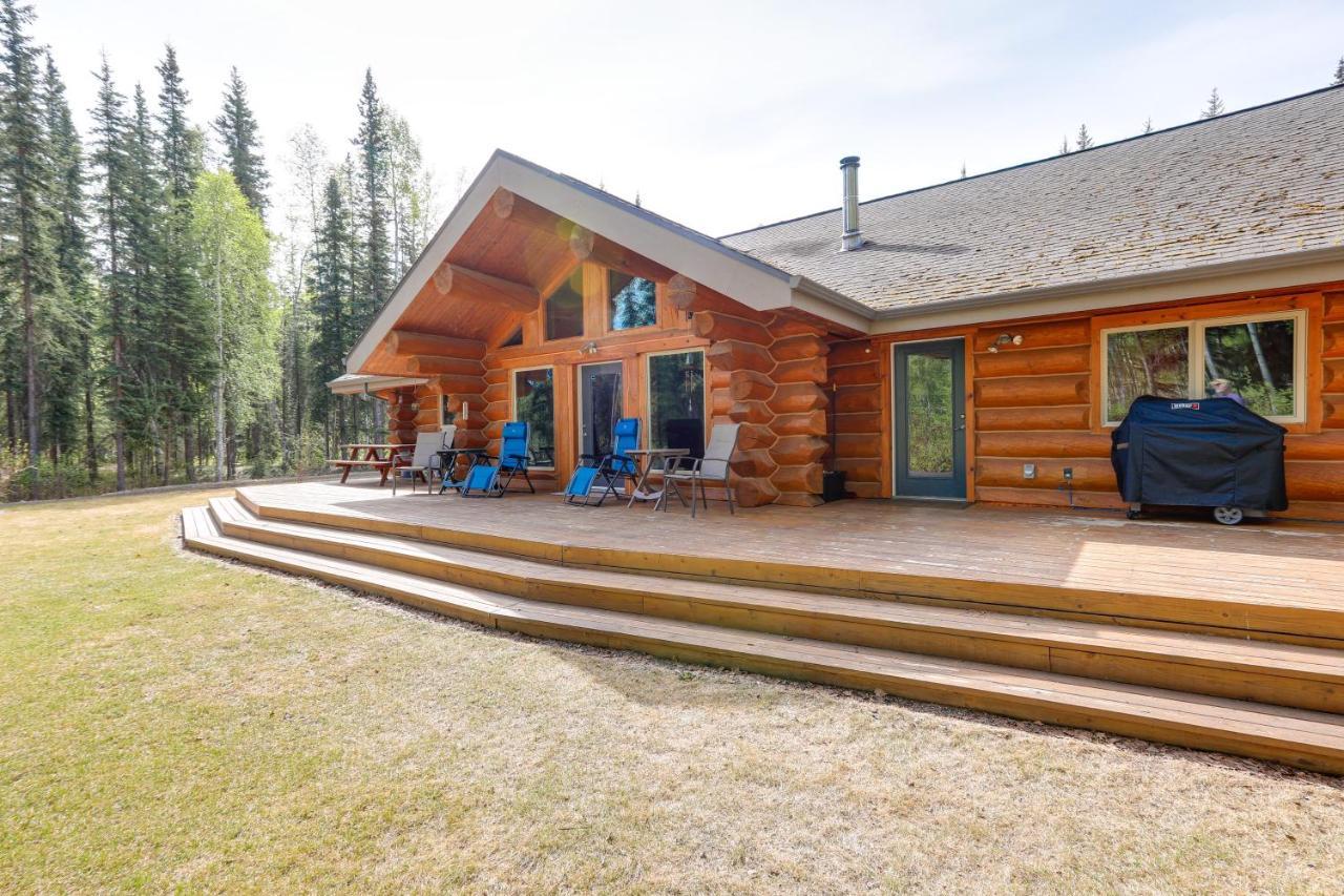 Riverside Log Cabin On-Site Aurora Viewing! North Pole Ngoại thất bức ảnh