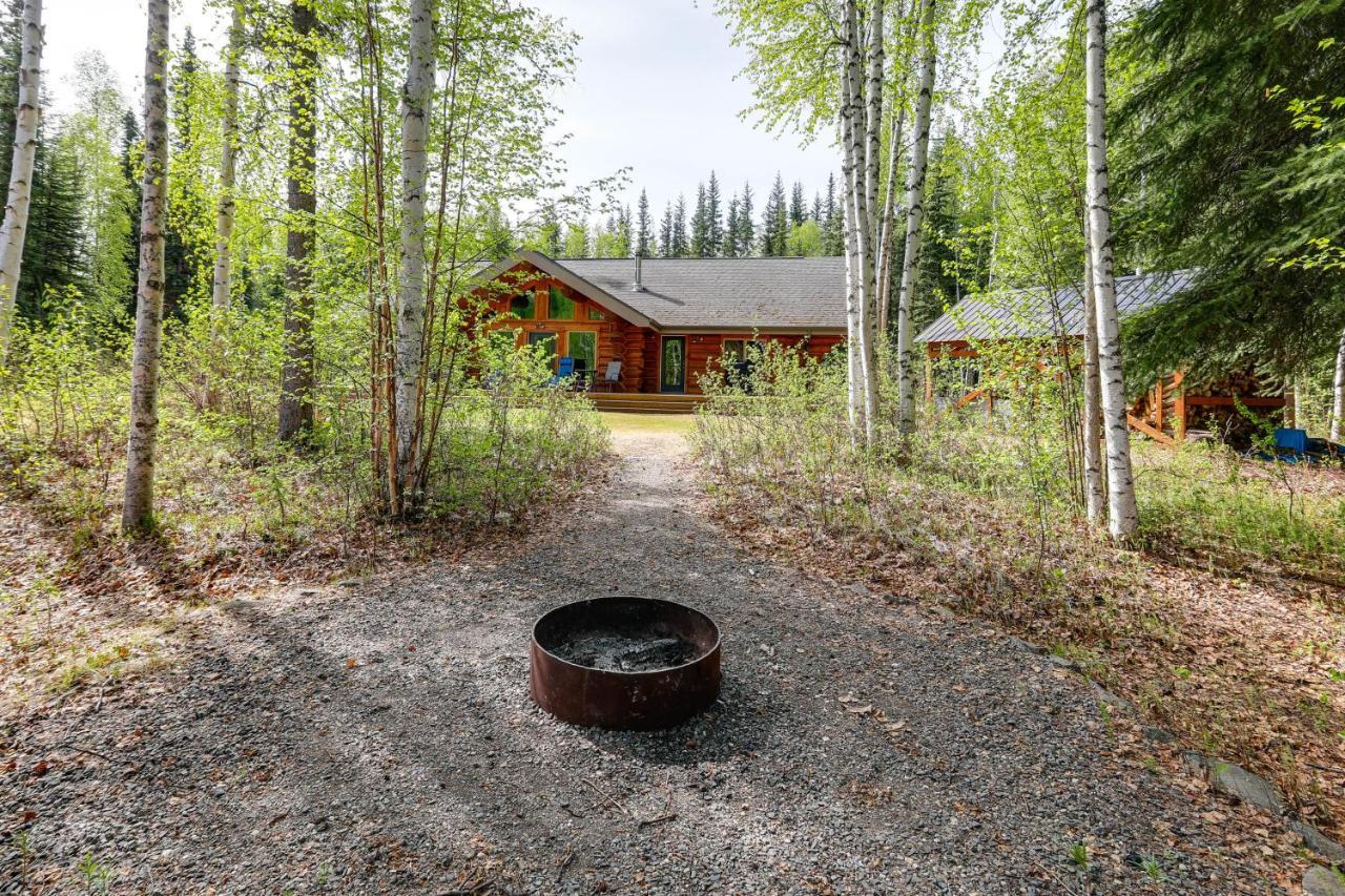 Riverside Log Cabin On-Site Aurora Viewing! North Pole Ngoại thất bức ảnh